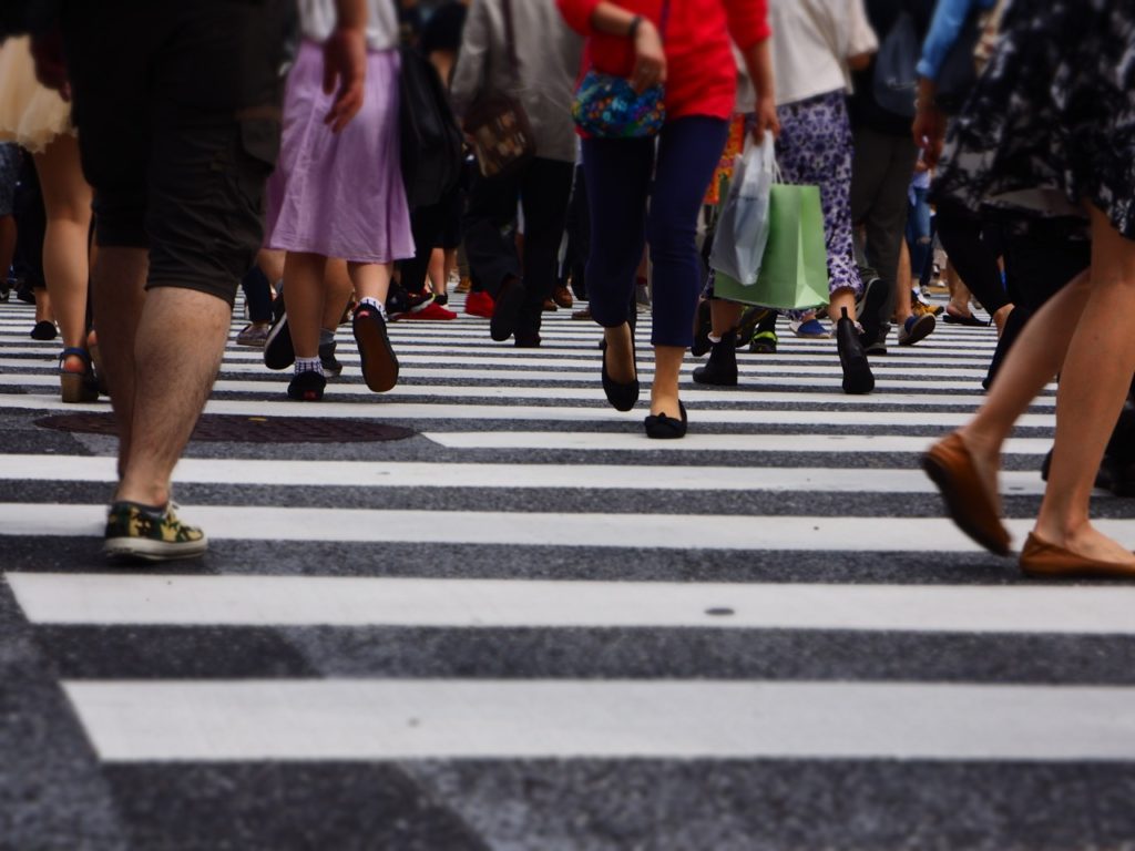 Shibuya scramble crossing, Tokyo. Image: Alison Binney